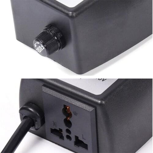 K1KA Universal EU Plug 230V 8A Stepless Motor Speed Controller Adjuster Duct Fan Governor Switch Dimmer Electric Speed Regulator