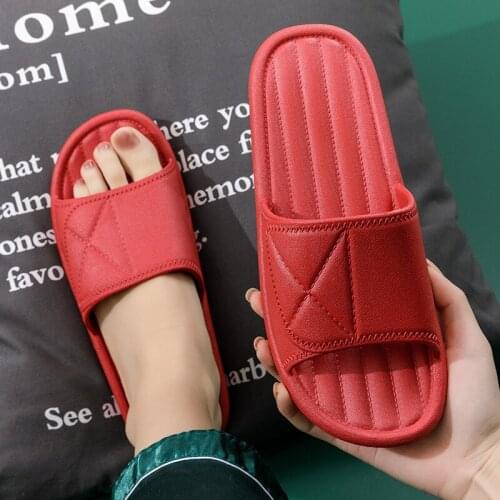 Womens Indoor Home Floor Slippers Couple EVA Bathroom Flip Flops Men And Woman Soft Bottom Sandals Ladies House Shoes Plus Size