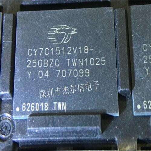 100% New&original In Stock CY7C1512V18-250BZC CY7C1512V18 BGA165