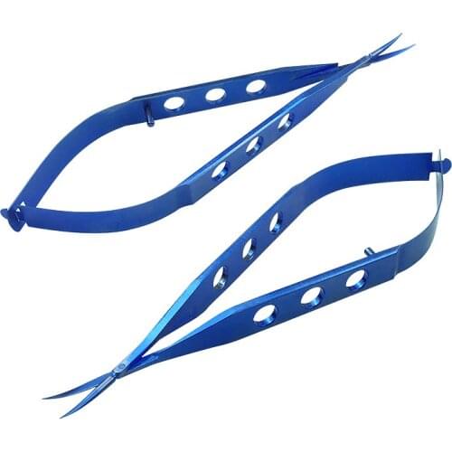 105mm Titanium Ophthalmic Vannas Capsulotomy Scissors Animal Experiment Vascular Scissors Ophthalmic Tool