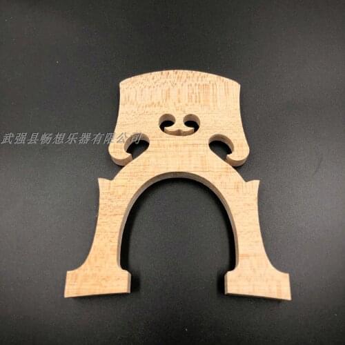 Cello part,15pcs belgian Good maple cello bridges 4/4 laser preci