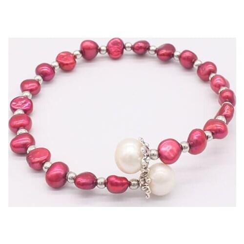 2020 Natural Freshwater Pearls Bracelets Wrap Bracelets Ladies Wedding Party Jewelry Gift Colorful Pearls Jewelry PB015