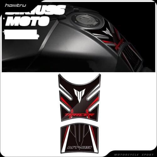 3D Resin Tank Pad Decal Case For Yamaha MT-09 MT09 MT 09 Tracer 2014-2018 Motorcycle Protector Sticker
