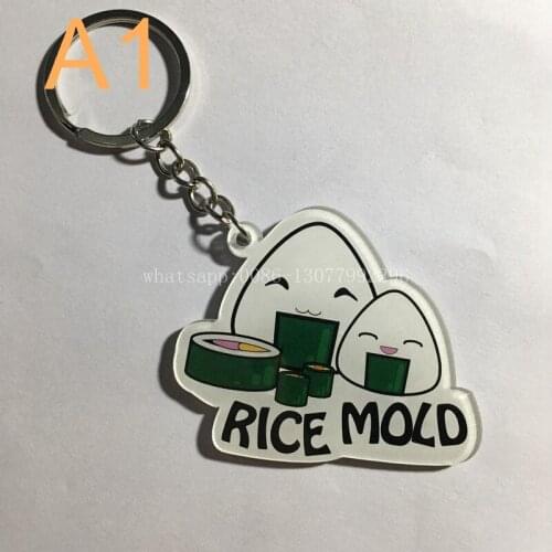 5pcs/ one design Custom Acrylic Keychain Charactor badge DIY acrylic keychain logo badge with any design