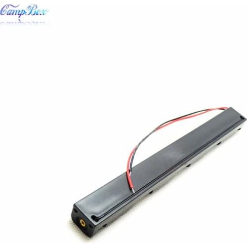 50Pcs 3xAA Straight Battery Case Holder Socket Wire Junction Boxes With 15cm Wires