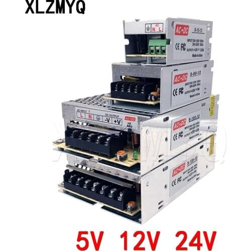 1A 2A 3A 5A 8A 10A 15A 20A 30A Switching Power Supply AC 110V 220V To DC 5V 12V 24V Power Adapter Lighting Transformer Driver