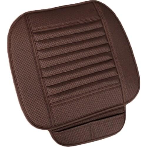 Cover Car Seat Cushion PU Leather Universal Comfortable Front Interior 1pc