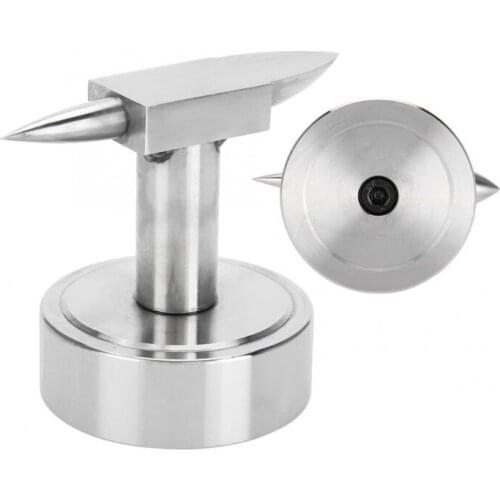 Double Steel Horn Anvil with Wide Base Metalsmith Blacksmith Jewelry Processing Forming Shaping Equipment Tool