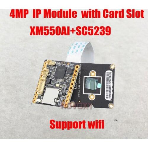 DIY HD H.265 4.0M dual-line network IP Camera Module Support Wifi SD Card slot