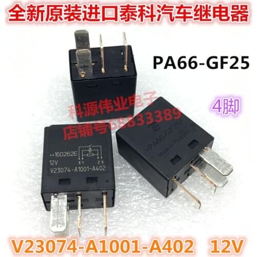 V23074-A1001-A402 12V 4PIN PA66-GF25
