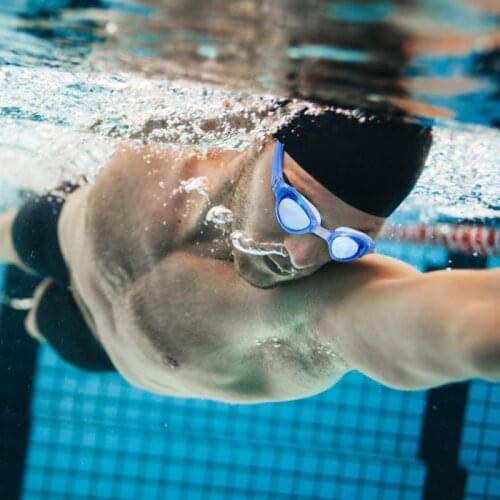 Multicolor Swimming Goggles Wear Resistance Swim Eyewear Men Women Flat Light Waterproof Sports Goggles Swimming Accessories