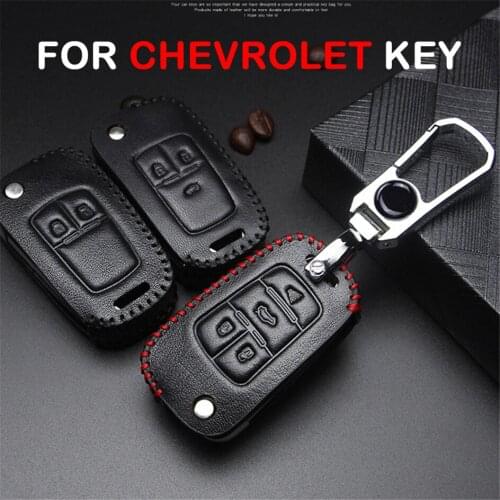 For mercedes w205 Keyring Leather Anti-dust Car Key Case For Chevrolet Cruze Captiva Aveo Bolt Camaro Express 2500 KeychainCover