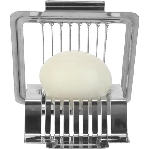 Egg Cutter Multifunctional Fruit Slicer Egg Slicer Boiled Egg Slicer Section Cutter Kitchen Accessories Stainless Steel