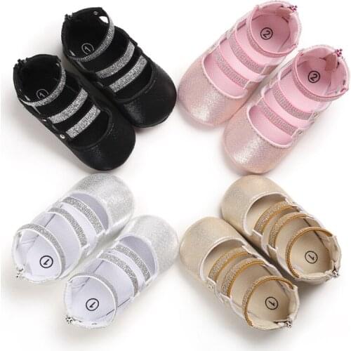 Fashion First Walkers Shiny Princess Shoes Spring Summer New Style Baby Girl Newborn Soft Toddler Shoes