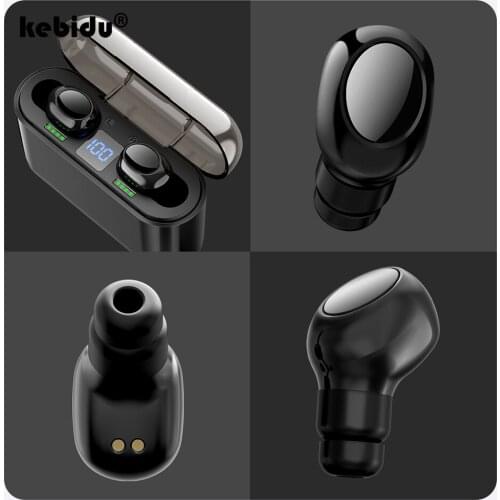 TWS Bluetooth Earphone V5.0 Stereo Wireless Headphones Sport Waterproof Earphones Mini True Wireless Earbuds for cellphone