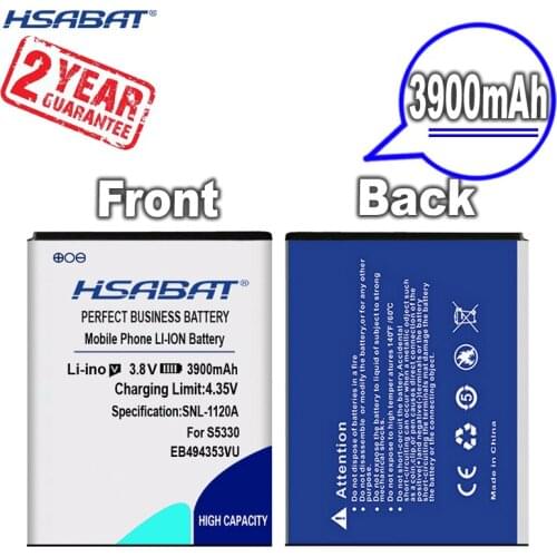 New Arrival 3800mAh EB494353VU Battery for Samsung Galaxy Mini S5750E S7230E i559 S5232 C6712 S5750 i5510 S5070 S5330 S5570