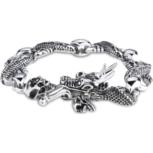 New personality alternative animal bracelet Chinese leading titanium steel bracelet fashion factory direct jewelry