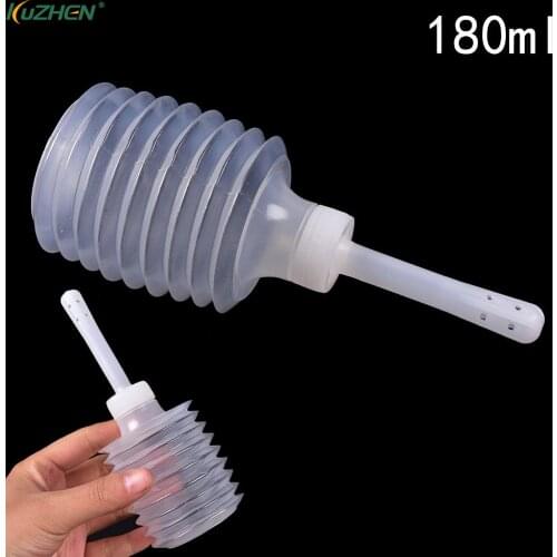 2Pcs One-time Enema Rectal Syringe Anal Vaginal Cleaner Disposable Enemator Douche Colon Cleaning Butt Plug Feminine Hygiene