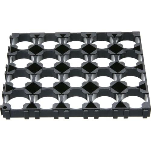 Wholesale 100pcs/lot 4x5 Cell Battery Spacer 18650 Battery Radiating Shell Pack Plastic Heat Holder Bracket
