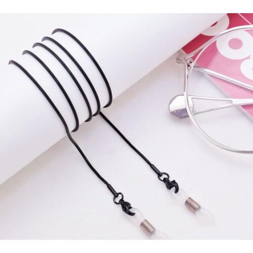 2021 Glasses Chain Face Mask Necklace Four-color Metal Non-slip Glasses Lanyard Holder Rope Neck Sunglasses Jewelry for Women