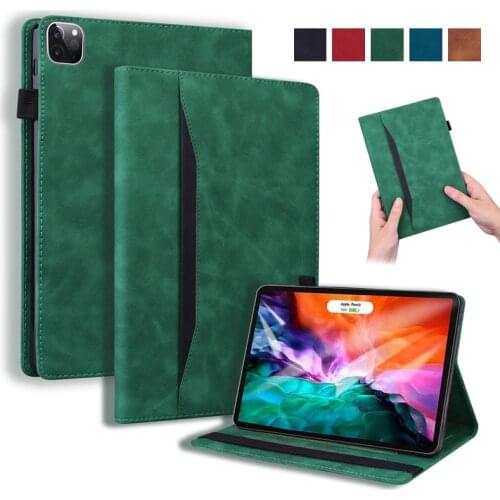 Luxury PU Leather Tablet Cover For iPad Pro 11 12.9 2021 Case Wallet Stand Flip Cover For Funda iPad Pro 11 12 9 Case 2021 2020