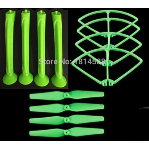 Syma X8 Luminous Propeller Blade Protector And Landing Skid For X8C X8G X8W Quadrocopter Remote Control Aircraft Accessories