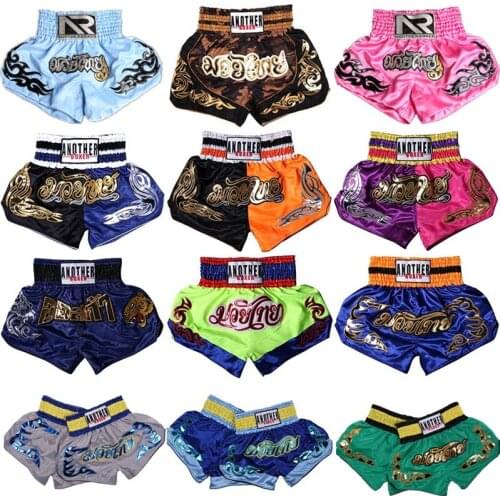 Thai Boxing Shorts Bjj Kickboxing Muay Thai Kids Boxer Shorts for Boy MMA Girl Fight Grappling Trousers Men Boxing Short Pant