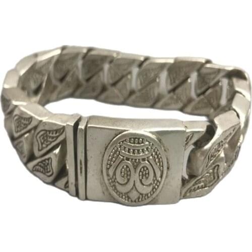 Tibet handmade silver bracelet for men