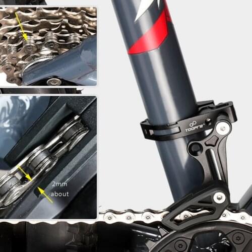 Bike Single-disc Aluminum Alloy Chain MTB Bicycle Adjustable Bicycle Chain Tension Accessories Guide Protector Mountain