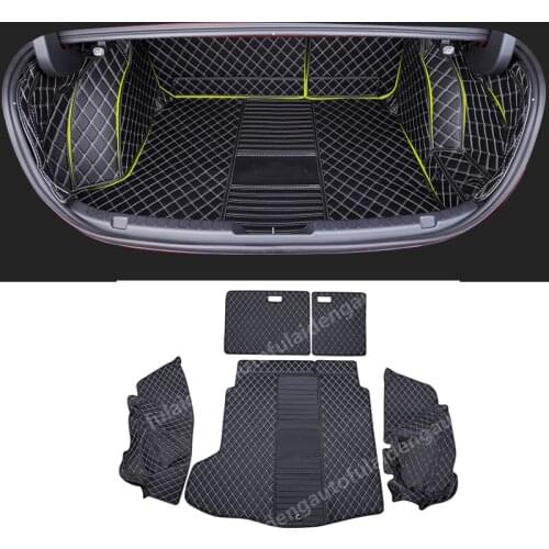 1st For Mazda 3 Axela 2019-2021 PU leather Rear Trunk floor protection pad Carpet mat Car Styling Accessories