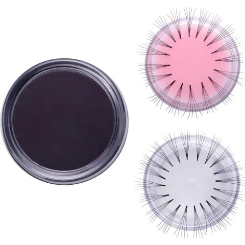 1PC Adhesive Glue Holder Pallet Silicone Eyelash Extension Stand Eye Lash Beauty Eyelash Holder Eye Makeup Tools