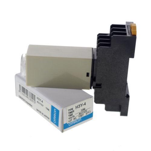 220VAC H3Y-4 Power On Time DelayRelay Solid-State Timer max 10Min 4PDT 14Pin