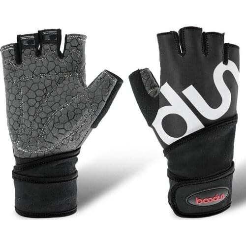 Men Women Half Finger Crossfit Gym Gloves Fitness Gloves Body Building Weight Lifting Wrist Sport Gloves for Musculation