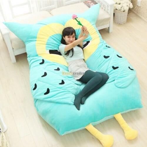 Fancytrader 200cm X 150cm Lovely Giant Soft Plush Owl Double Size Bed Carpet Tatami Mattress Sofa, Free Shipping FT50330