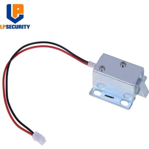 LPSECURITY 5pcs/Lot Mini DC 6V/12V Electric Assembly solenoid Lock small electromagnetic Cabinet Door Electric Lock