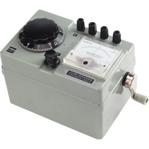Megohmmeter Grounding Resistance Tester Lightning Protection Resistance Meter Insulation Megohm Tester ZC29B-1