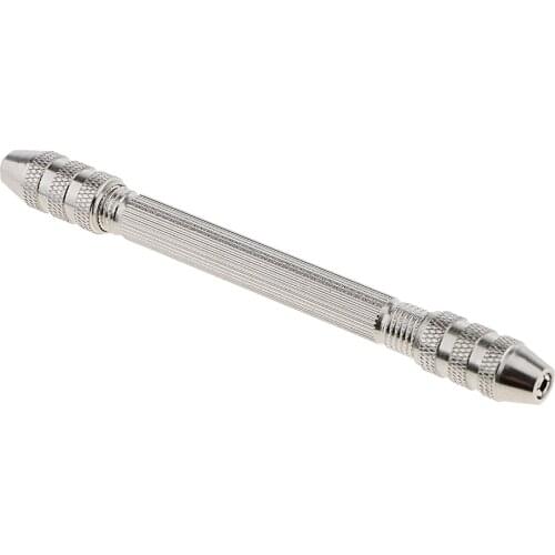 Metal Pin Tong Vise 2 Reversible Collets 4 Jaws Drill Bit Holder Watch Repair Tool