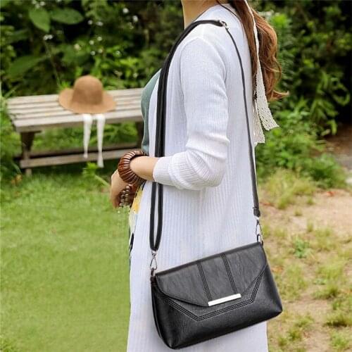 2020 New High Quality Women Luxury Messenger Bag Soft Pu Leather Shoulder Fashion Ladies Crossbody Bags Female