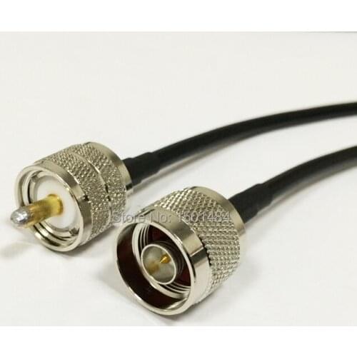 New UHF Male Switch N Male Plug Convertor jumper cable RG58 Wholesale Fast Ship 50CM 20"Adapter wholesale price