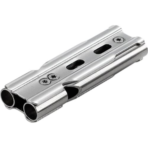 Outdoor survival kit whistle high decibel stainless steel seamless pipe waterproof portable whistle