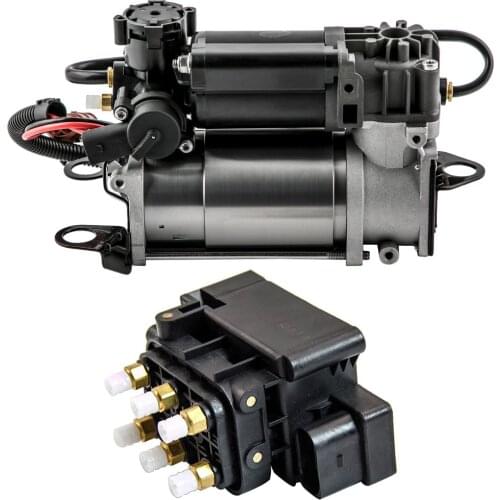 Compressor Air Suspension+Air suspension Valve for Audi A6 C6 4F2 2004-2011/Allroad 4FH 2006-2011/Avant 4F5 2005-2011 4F0616006A