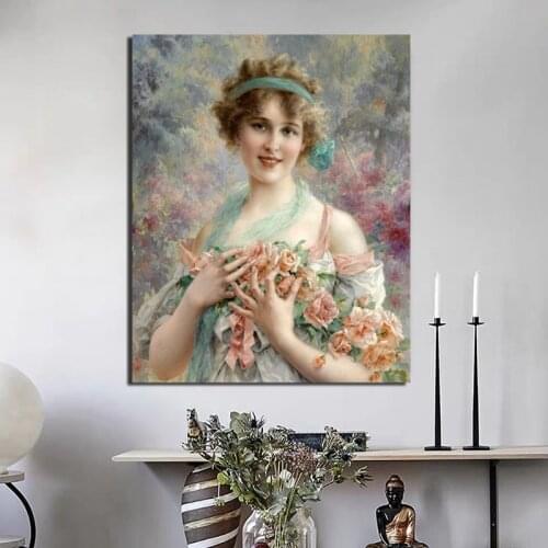 Emile Vernon Nordic Poster Wall Art Canvas Painting Posters Prints Modern Painting Wall Picture For Living Room Home Decoration