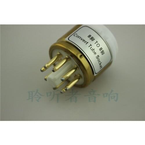 Gold-plated 8-pin to 8-pin tube conversion seat to increase the height