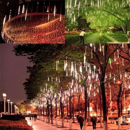 Multi-color 30CM SMD2835 Meteor Shower Rain Tubes AC100-240V LED Christmas Lights Wedding Party Garden Xmas String Outdoor