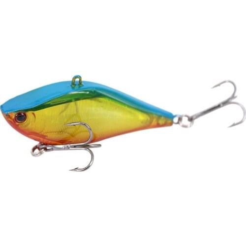 1PCS VIB Fishing Lures 6.3cm 14g Sinking Artificial Hard Bait Jerkbait Vibration Wobblers Plastic VIB Hard Lure Fishing Tools