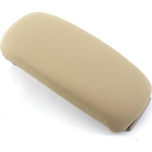 Cloth Padding Armrest Center Console Lid Cover for Audi A3 8P 2003-2012 Beige
