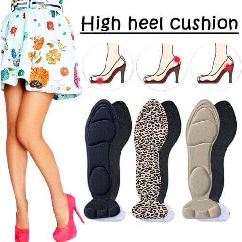Ladies Heel Shoes Cushion Inserts Sponge Shoes Pads Women Non-Slip Heel Shoes Accessories Cushions Sponge Insoles For Women