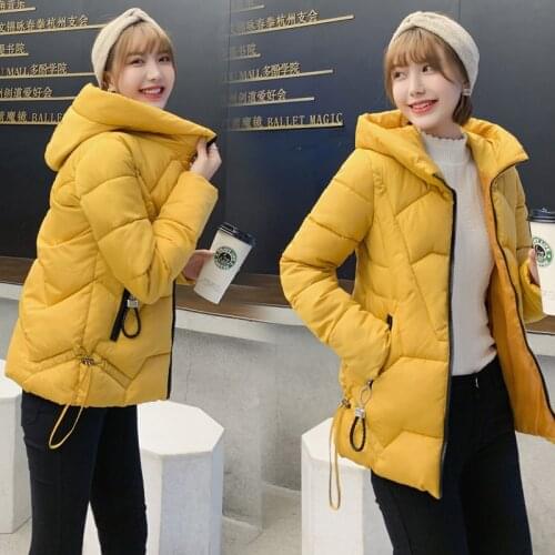 Women Jacket Parkas 2019 Winter New Fashion Cotton Padded Coat Warm Basic Jacket Female Casual Outwear Large Size 5XL 6XL M332