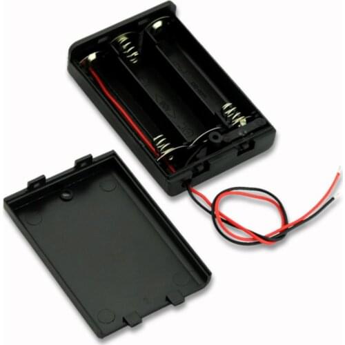 1 Piece 2 3 4 Slots AA Battery Holder Case With On-off Switch Lead Wire Plastic 2x 3x 4x AA Battery Storage Protection Box