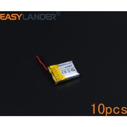 10pcs/lot 3.7V 45mAh Rechargeable li Polymer Li-ion Battery For bluetooth headset mp3 /mp5 mouse Bracelet Wrist Watch 401317
